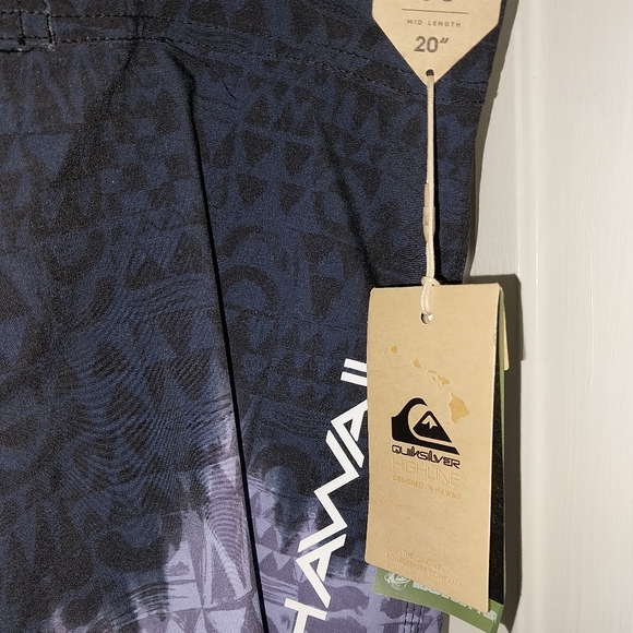 Quiksilver Men Standard Surfsilk Stretch 20 Inch Boardshort Swim Trunk Sz 36 NWT - Picture 5 of 6